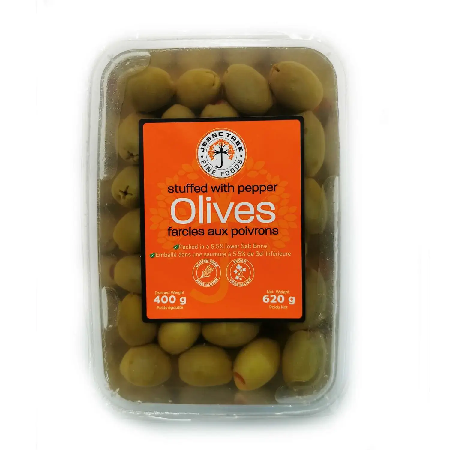 Green Olives Stuffed with Pepper
